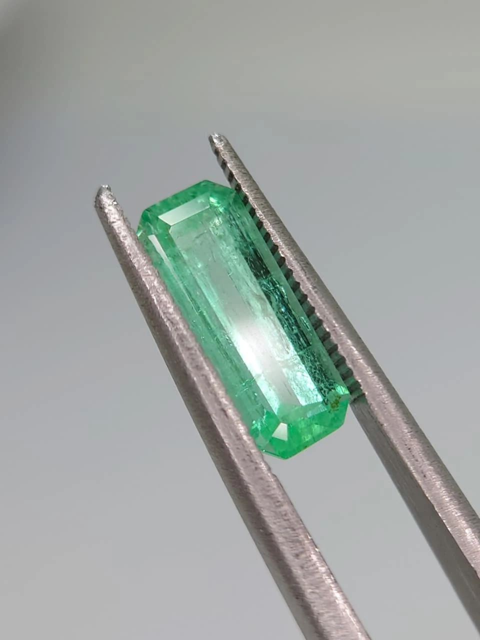 1.86ct Natural Panjshir Emerald in Emerald Cut from Afghanistan — view 2